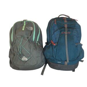 The North Face & Kelty Backpack Bundle 2 Gently Used Backpacks